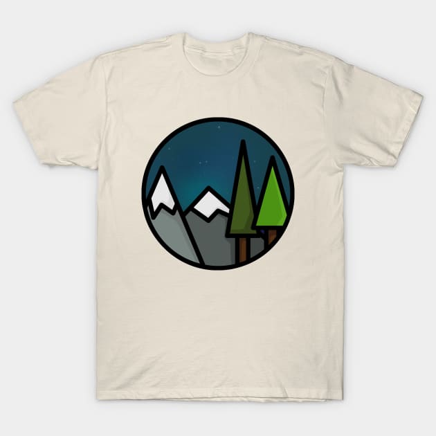 outdoors T-Shirt by hoddynoddy